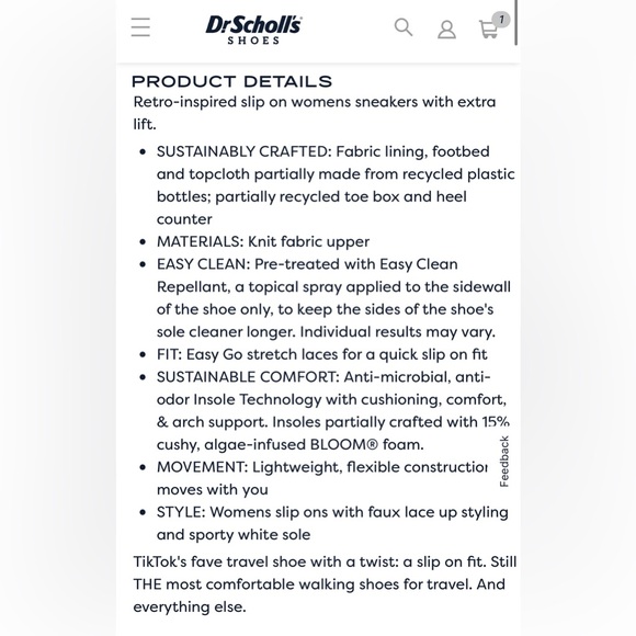 Dr Scholl’s Knit Blue Sneakers - Picture 5 of 5